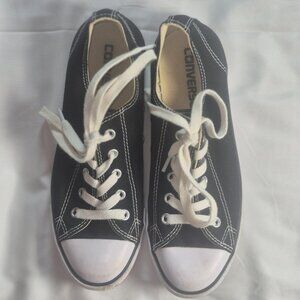 Converse All Star Women’s US 8 Low Top Black Canvas Sneakers